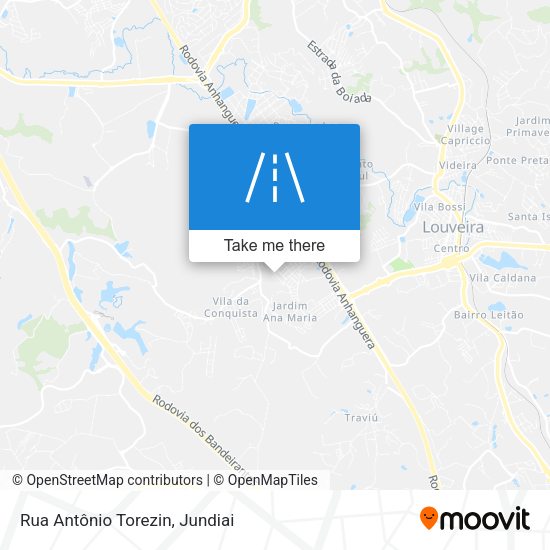 Rua Antônio Torezin map