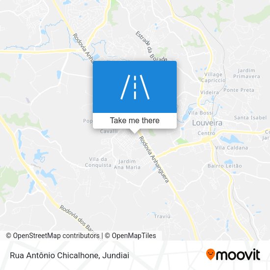 Rua Antônio Chicalhone map
