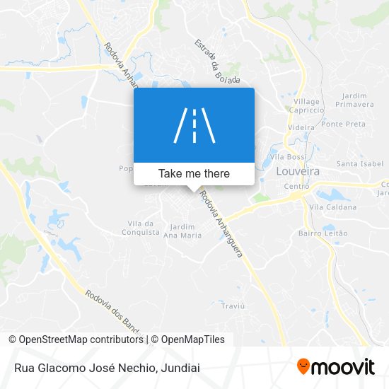 Rua Glacomo José Nechio map