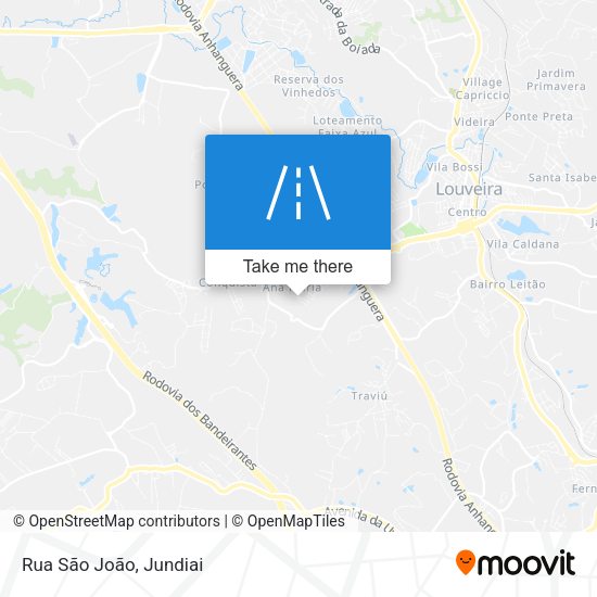 Rua São João map