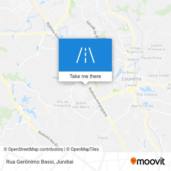 Rua Gerônimo Bassi map