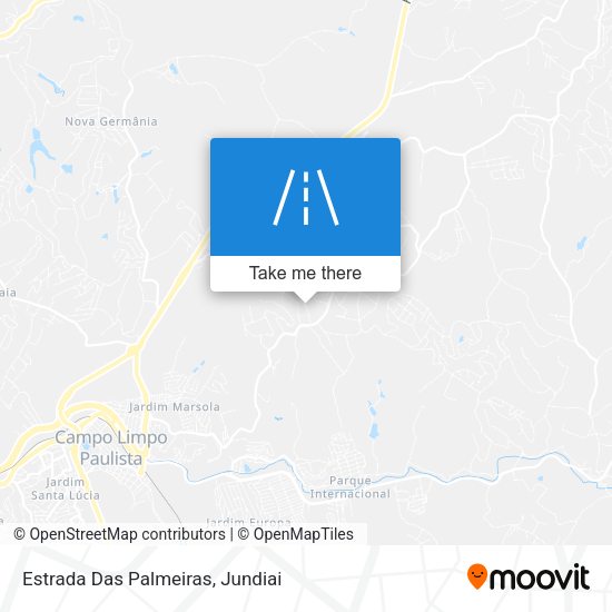 Estrada Das Palmeiras map