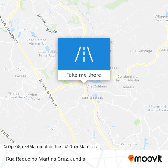 Mapa Rua Reducino Martins Cruz