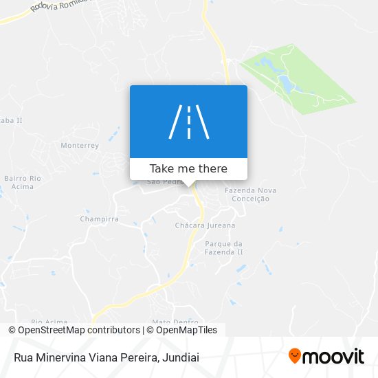 Rua Minervina Viana Pereira map