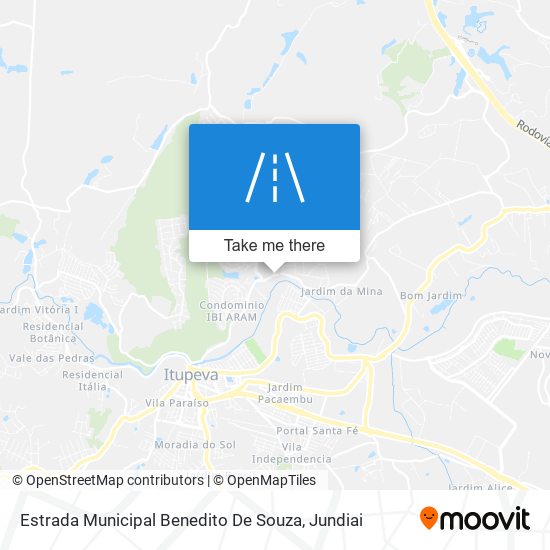 Estrada Municipal Benedito De Souza map