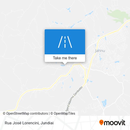 Rua José Lorencini map
