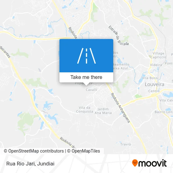 Rua Rio Jari map
