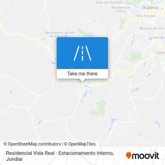 Residencial Vida Real - Estacionamento Interno map