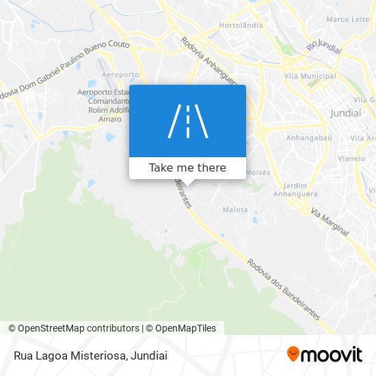 Rua Lagoa Misteriosa map