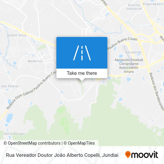 Rua Vereador Doutor João Alberto Copelli map