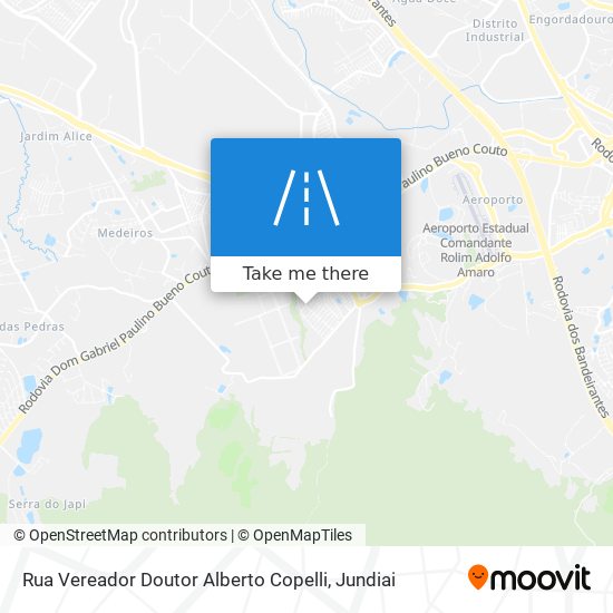 Rua Vereador Doutor Alberto Copelli map