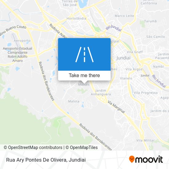 Rua Ary Pontes De Olivera map