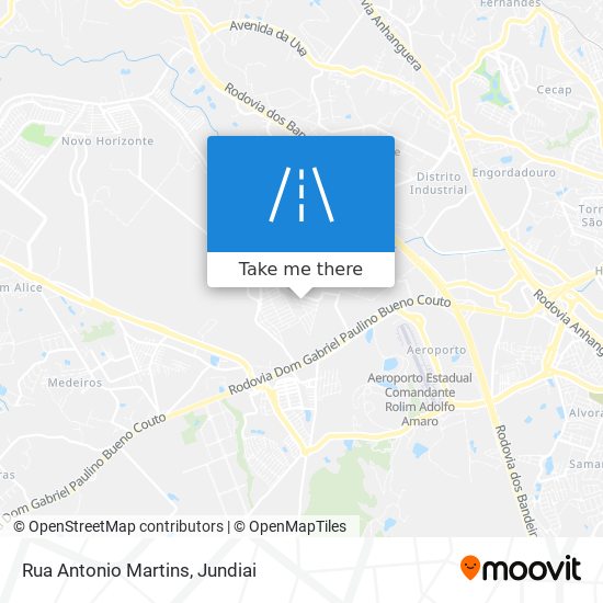 Rua Antonio Martins map