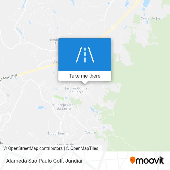 Alameda São Paulo Golf map