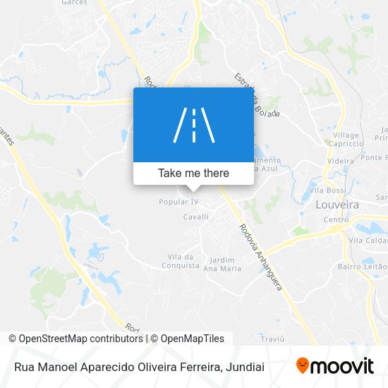 Rua Manoel Aparecido Oliveira Ferreira map