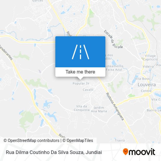 Rua Dilma Coutinho Da Silva Souza map