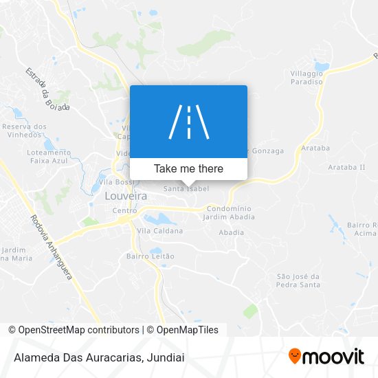 Alameda Das Auracarias map