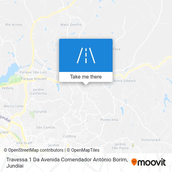Travessa 1 Da Avenida Comendador Antônio Borim map