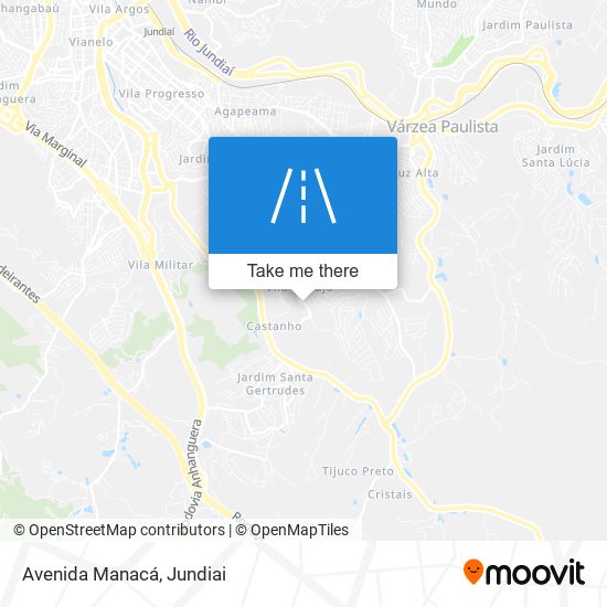 Mapa Avenida Manacá