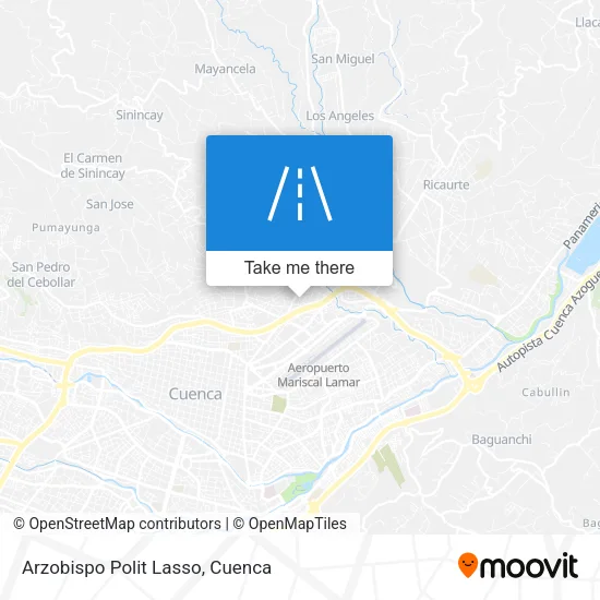 Arzobispo Polit Lasso map