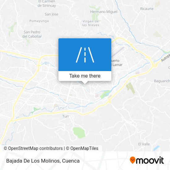 Bajada De Los Molinos map