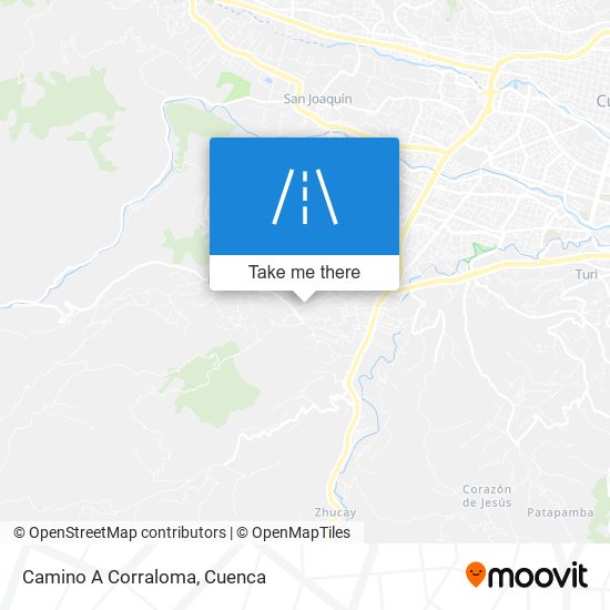 Camino A Corraloma map