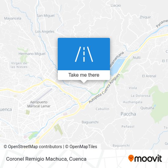 Mapa de Coronel Remigio Machuca