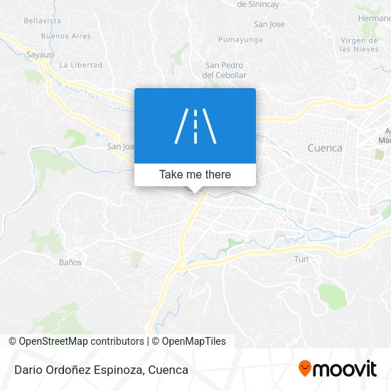 Dario Ordoñez Espinoza map