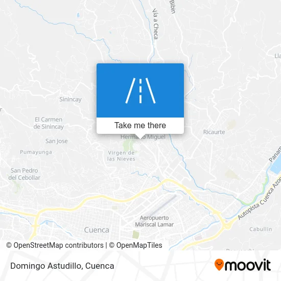 Domingo Astudillo map