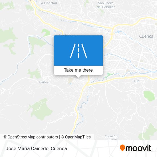 Mapa de José María Caicedo