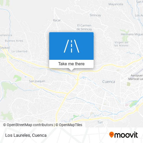 Los Laureles map