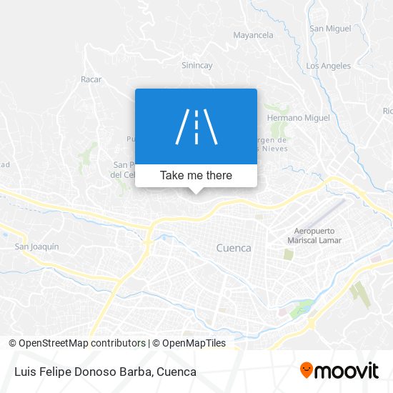 Luis Felipe Donoso Barba map