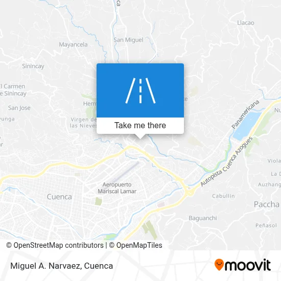 Miguel A. Narvaez map