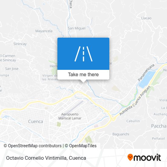 Octavio Cornelio Vintimilla map