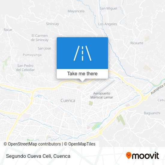 Mapa de Segundo Cueva Celi