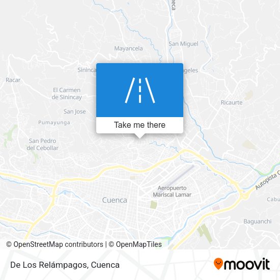 De Los Relámpagos map