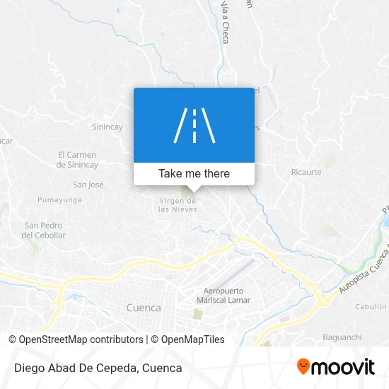 Mapa de Diego Abad De Cepeda