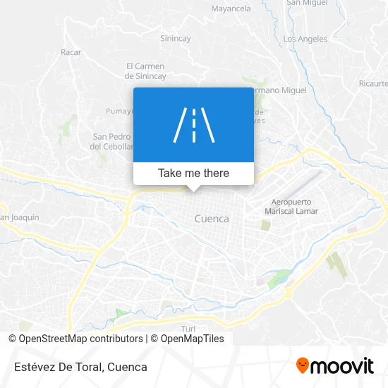 Mapa de Estévez De Toral