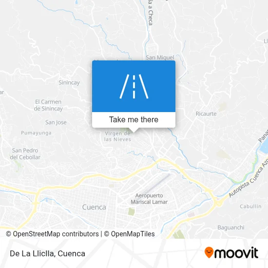 Mapa de De La Lliclla