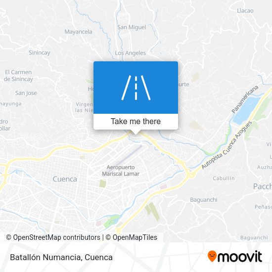 Batallón Numancia map