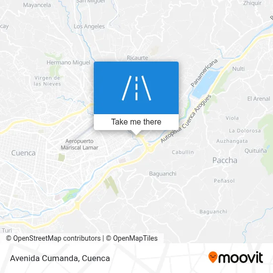 Mapa de Avenida Cumanda