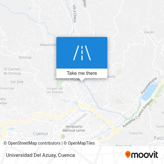 Mapa de Universidad Del Azuay