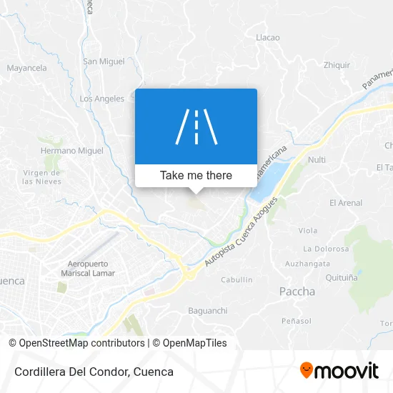 Mapa de Cordillera Del Condor