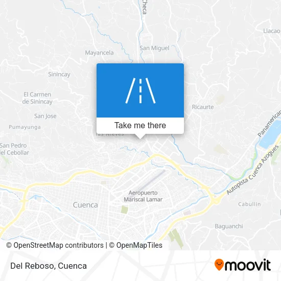 Del Reboso map