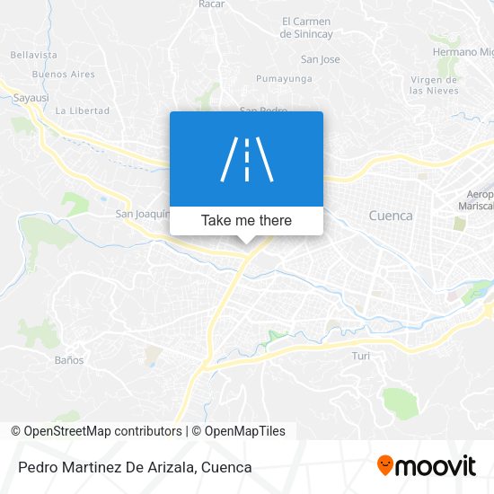 Pedro Martinez De Arizala map