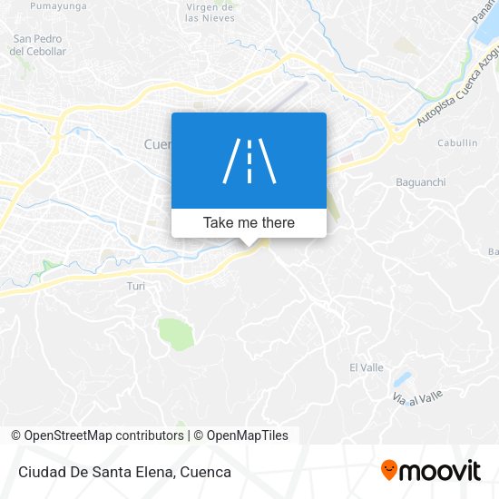 Ciudad De Santa Elena map