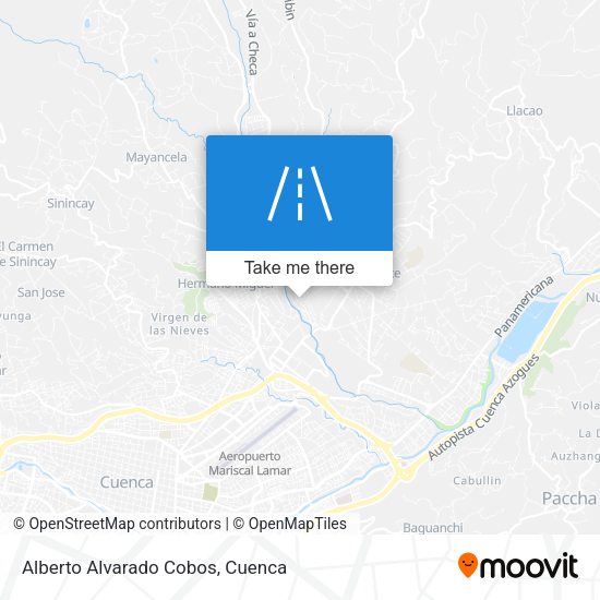 Alberto Alvarado Cobos map