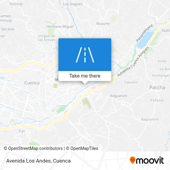 Mapa de Avenida Los Andes