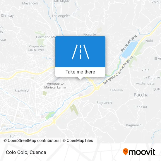 Colo Colo map