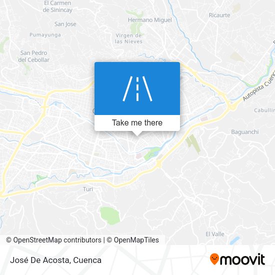 José De Acosta map